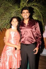 Aamrapali Gupta-Yash Sinha at the completion of 100 episodes in Afsar Bitiya on Zee TV by Raakesh Paswan in Sky Lounge, Juhu, Mumbai on 28th Sept 2012.jpg